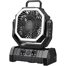 アウトドア 扇風機 サーキュレーター dcモーター リビング 充電式 キャンプ Amazon | ATOPSUN キャンプ 扇風機 アウトドア 充電式【35000mAh